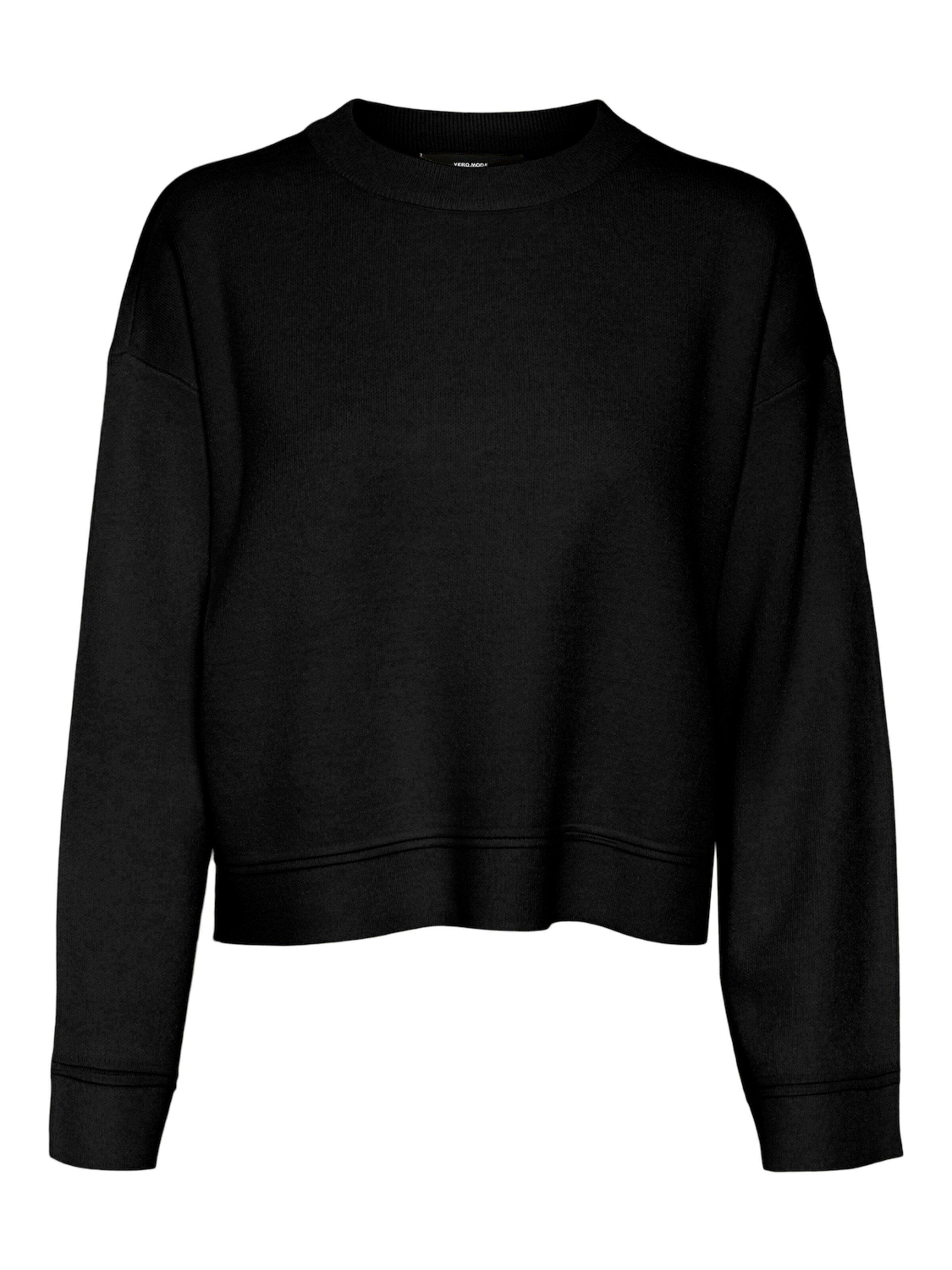 VERO MODA Pullover 'VMGold' in Schwarz: Vorderseite