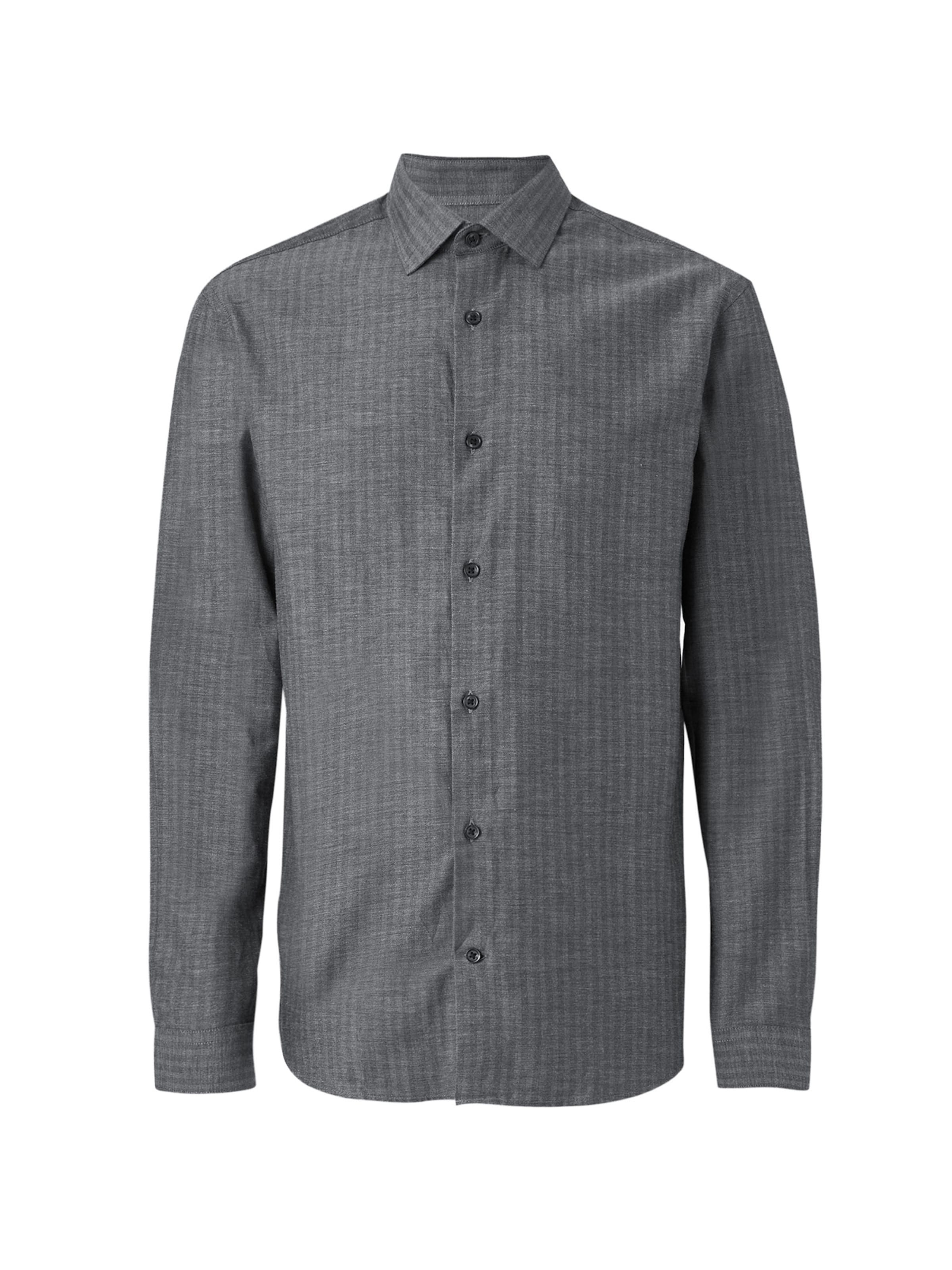 JACK & JONES Regular fit Button Up Shirt 'JPRBLAParker' in Black: front