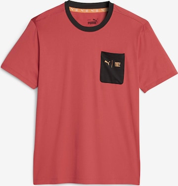 PUMA - Camiseta funcional en rojo: frente
