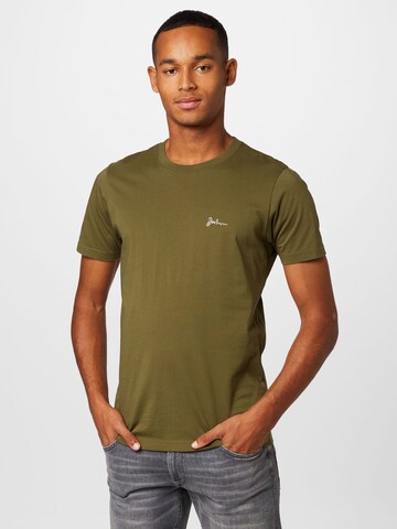 DENHAM Shirt in Groen: voorkant