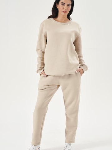 LOUIS LECLER Slimfit Broek 'Elise' in Beige