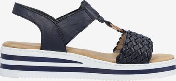 Rieker Sandalen met riem in Blauw