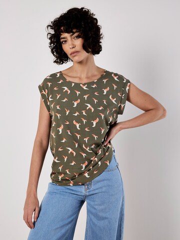 Haut ' ' Apricot en vert : devant