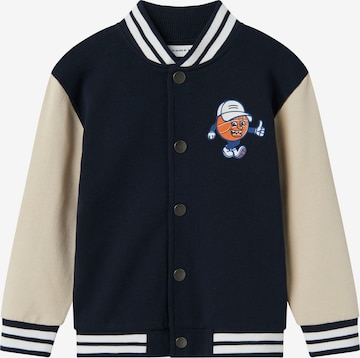 NAME IT - Sudadera con cremallera 'NMMKANE' en azul: frente