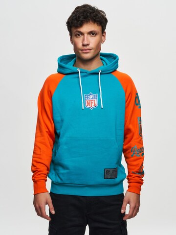 Recovered Sweatshirt 'Dolphins Eastern' in Blue: front