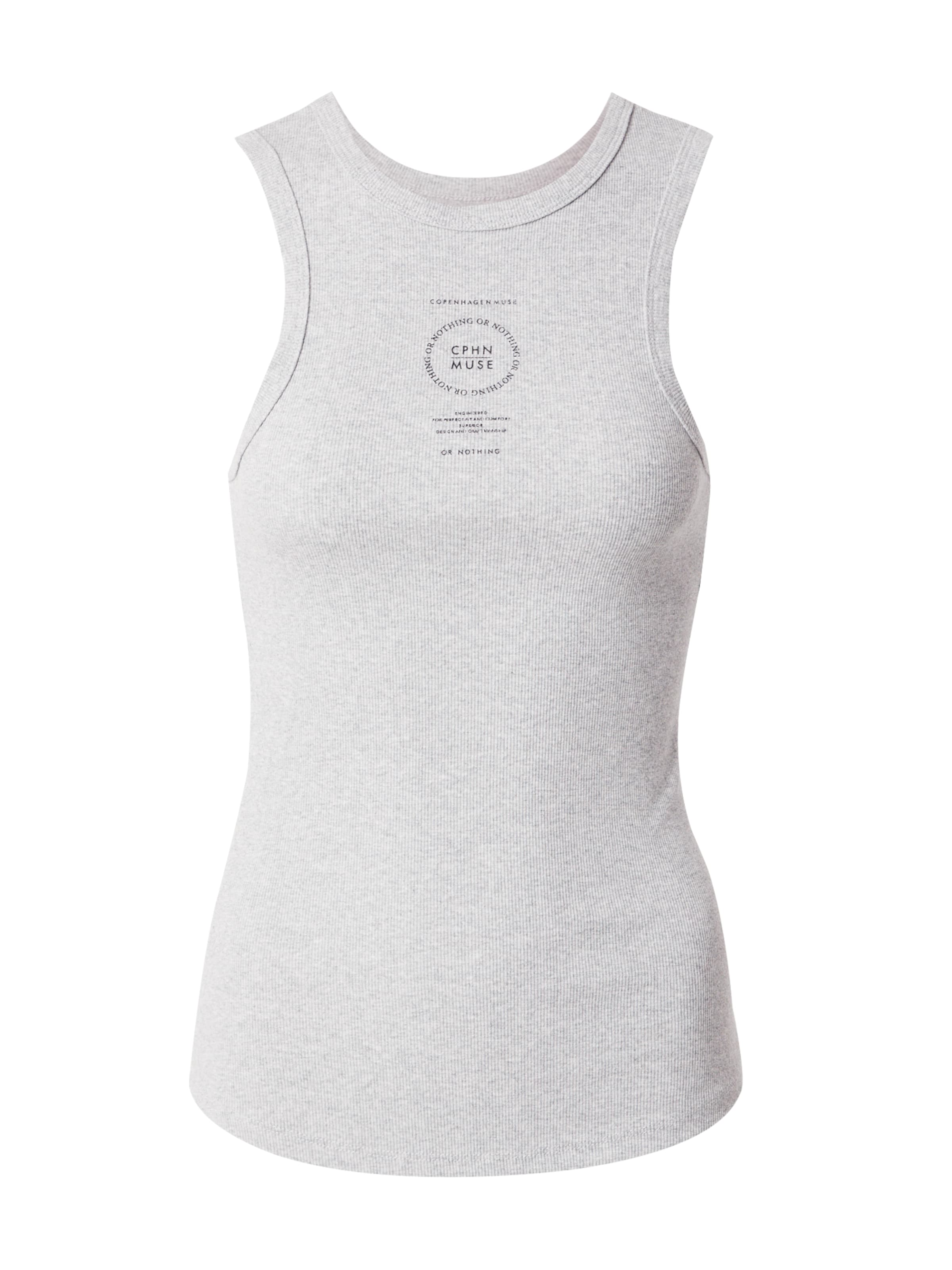 Cph Muse Top in Grau: Vorderseite