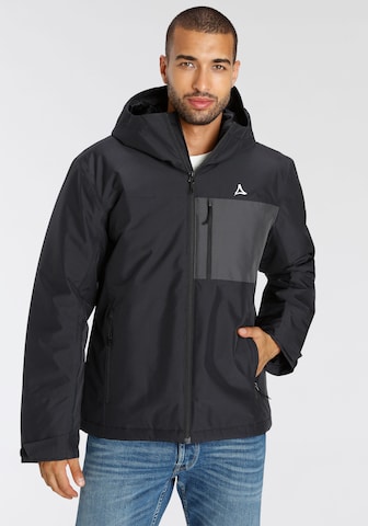 Schöffel Outdoor jacket in Black: front