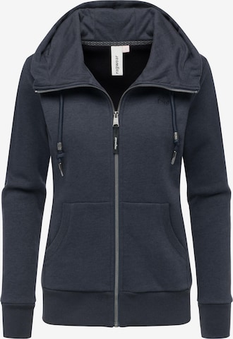 Veste de survêtement 'Neskia' Ragwear en bleu : devant
