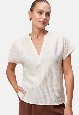 zero Bluse in Beige: Vorderseite