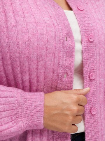 SELECTED FEMME Gebreid vest 'Mola' in Roze