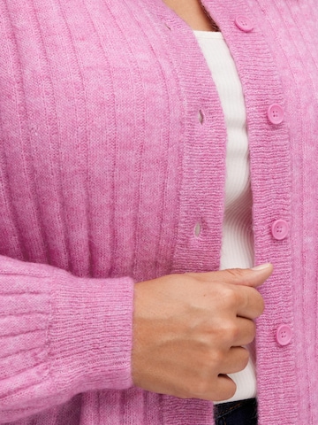 SELECTED FEMME Knit Cardigan 'Mola' in Pink