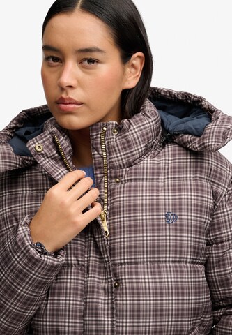 Superdry & Co Winterjas 'Premium' in Bruin