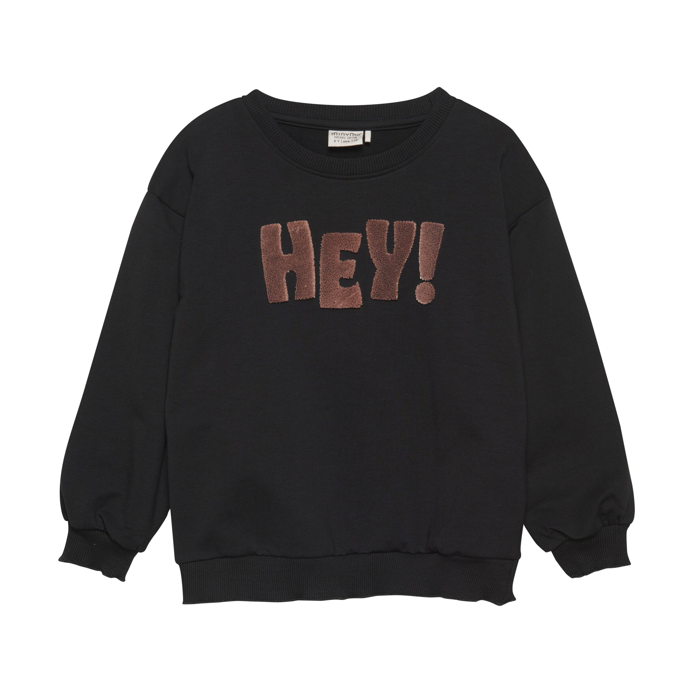 MINYMO Sweatshirt in Schwarz: Vorderseite