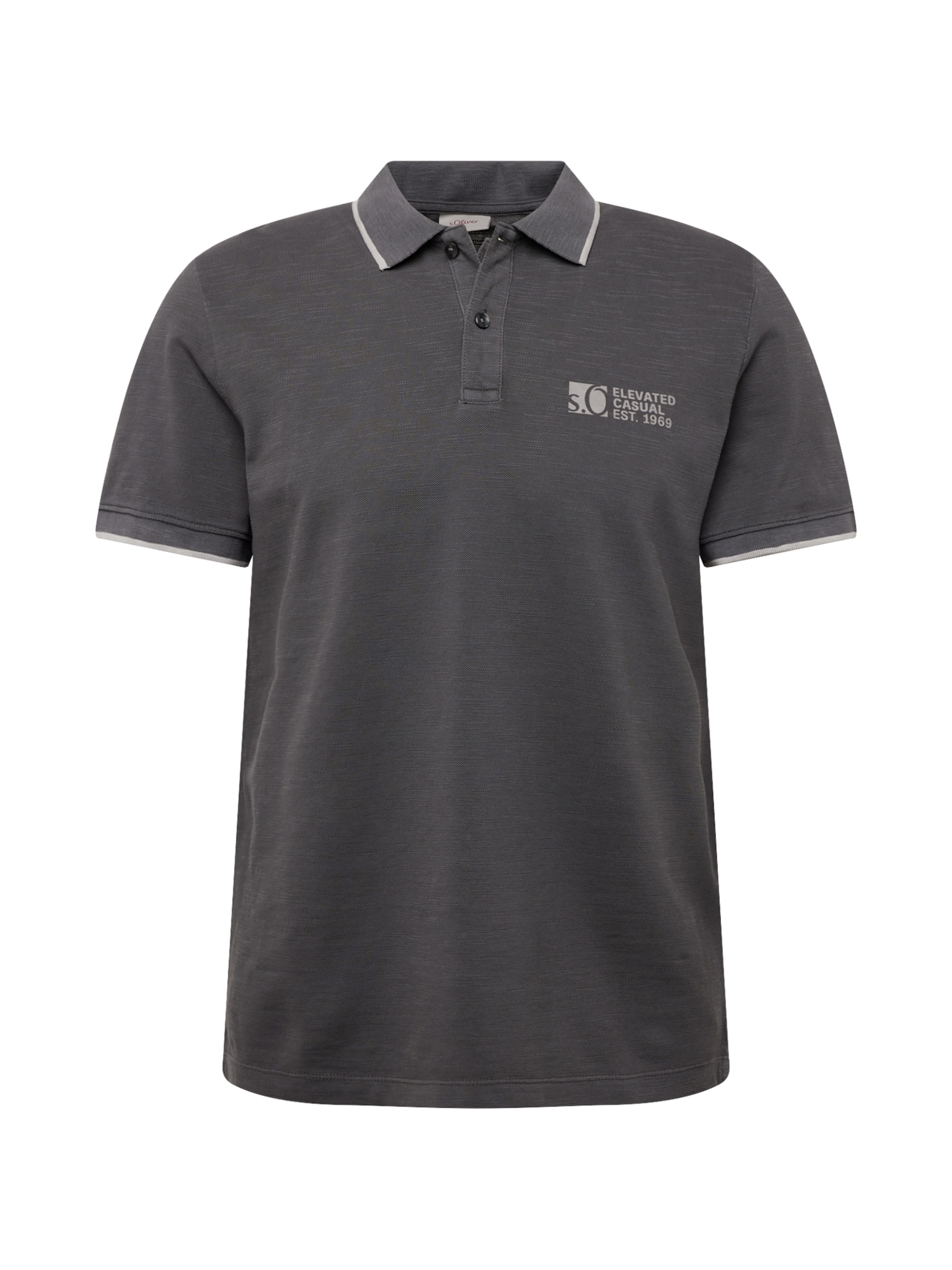 s.Oliver Shirt in Grijs: voorkant