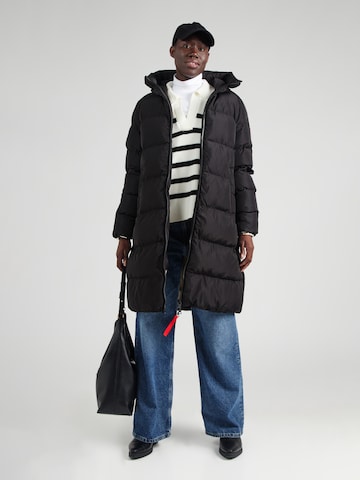 Cappotto di mezza stagione di No. 1 Como in nero
