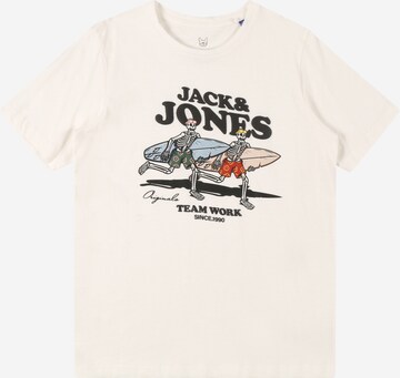 Jack & Jones Junior - Camiseta 'VENICE' en blanco: frente