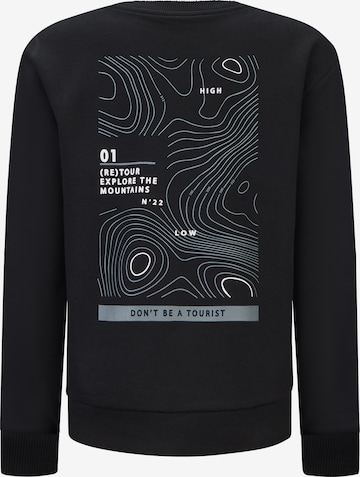 Retour Jeans - Sudadera 'Joey' en negro