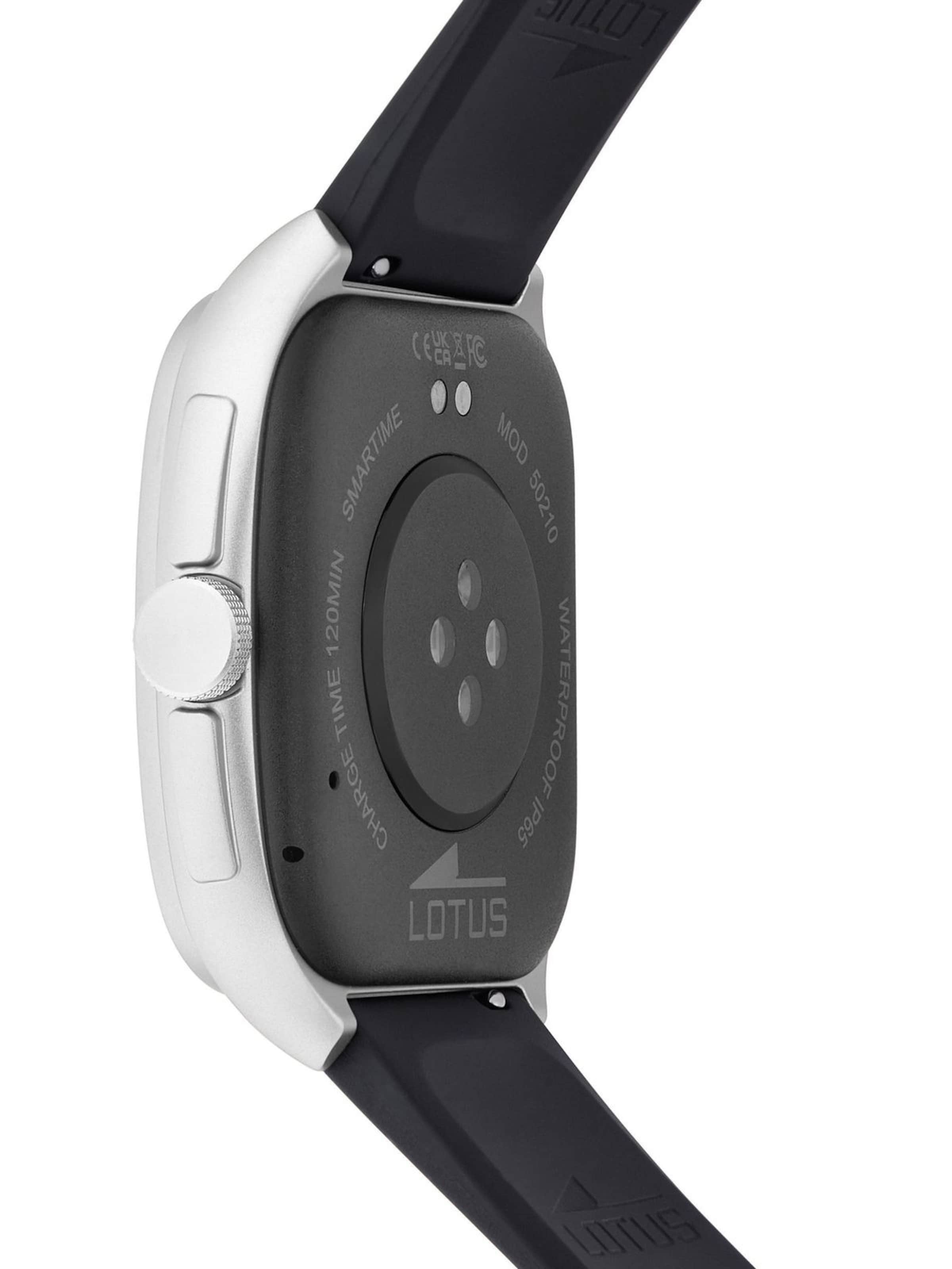 Montre digitale Lotus en noir