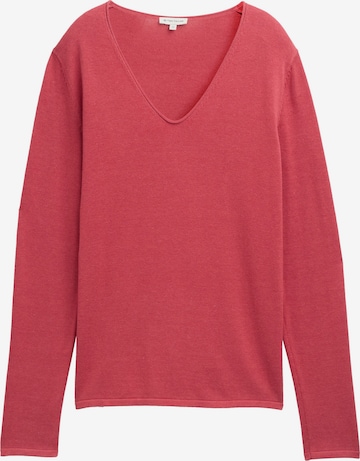 TOM TAILOR Sweater in Red: front