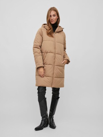 VILA Winter Coat in Brown