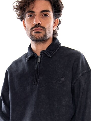 Felpa 'LAMBERT POLO SWEAT BLACK MOON WASH' di Carhartt WIP in grigio