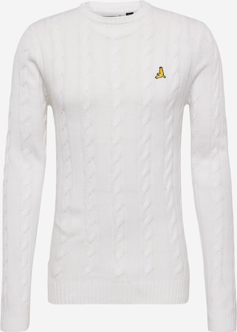 BRAVE SOUL Sweater in White: front