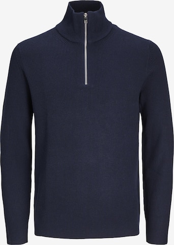JACK & JONES Свитер 'JJEPerfect' в Синий: спереди
