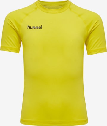 Hummel Functioneel shirt in Geel: voorkant