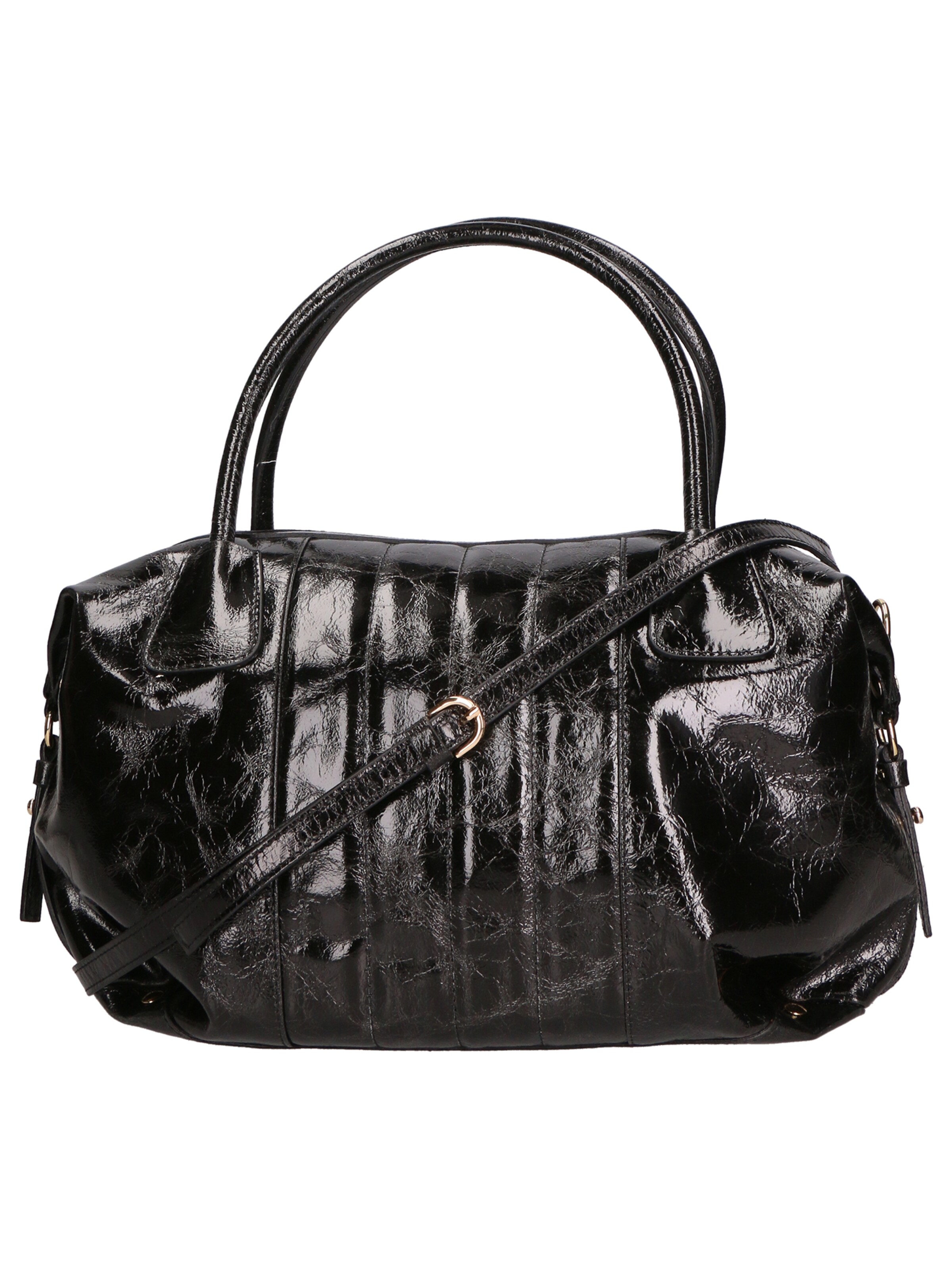 Borsa a spalla di Gave Lux in nero: frontale