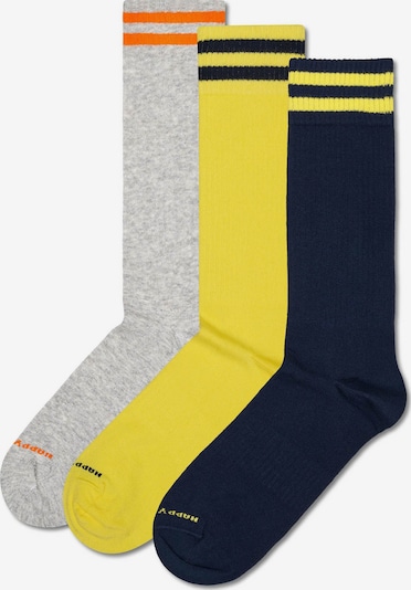 Happy Socks Socken in gelb / grau / schwarz, Produktansicht
