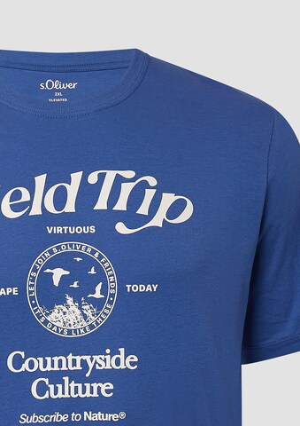 s.Oliver T-Shirt in Blau