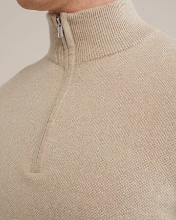 WE Fashion Пуловер в бежово