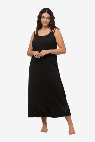 Ulla Popken Nightgown in Black: front