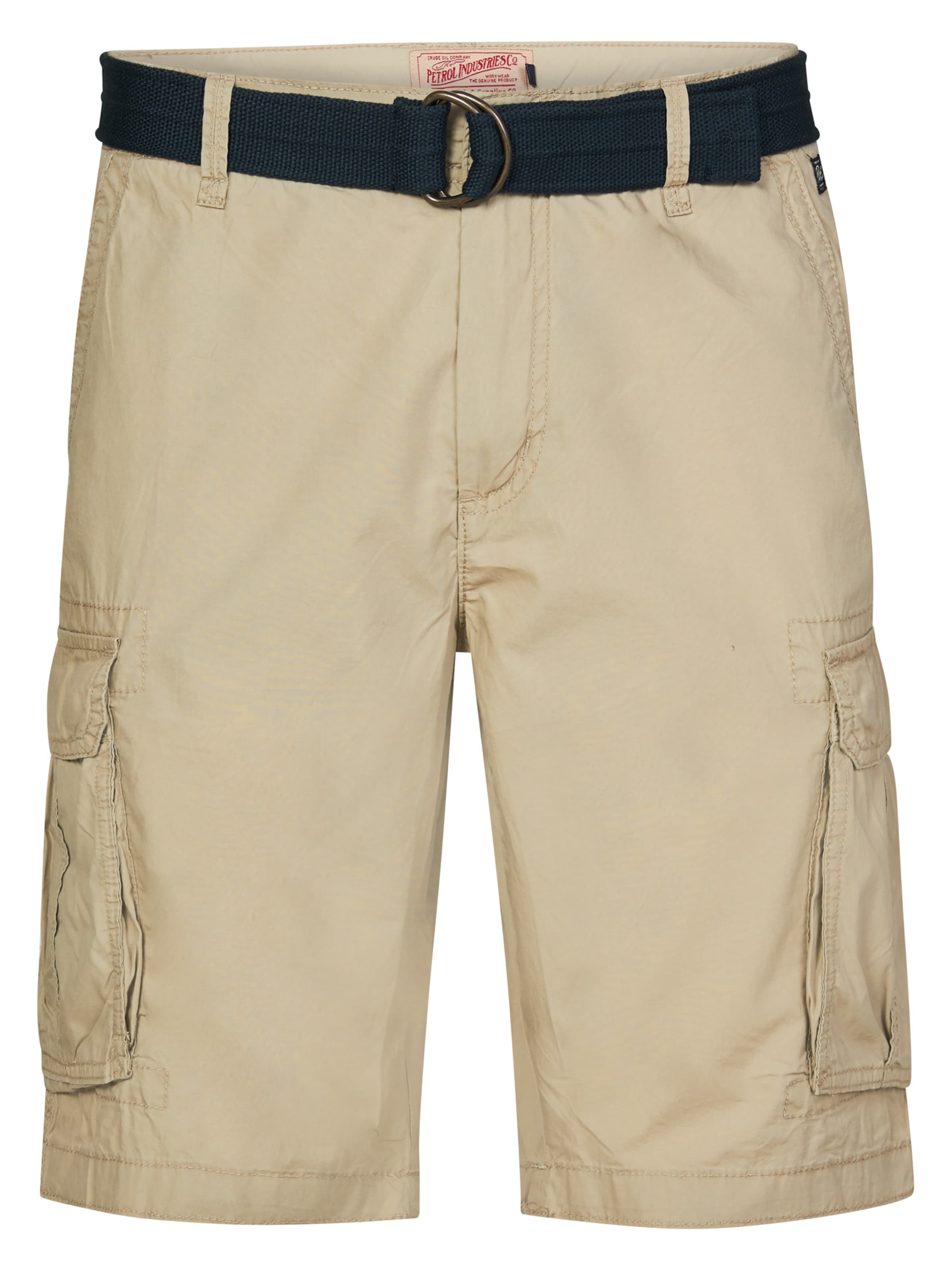 Regular Pantalon cargo Petrol Industries en beige : devant
