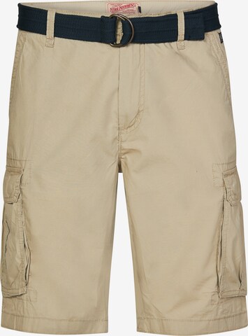 Petrol Industries Regular Cargobroek in Beige: voorkant