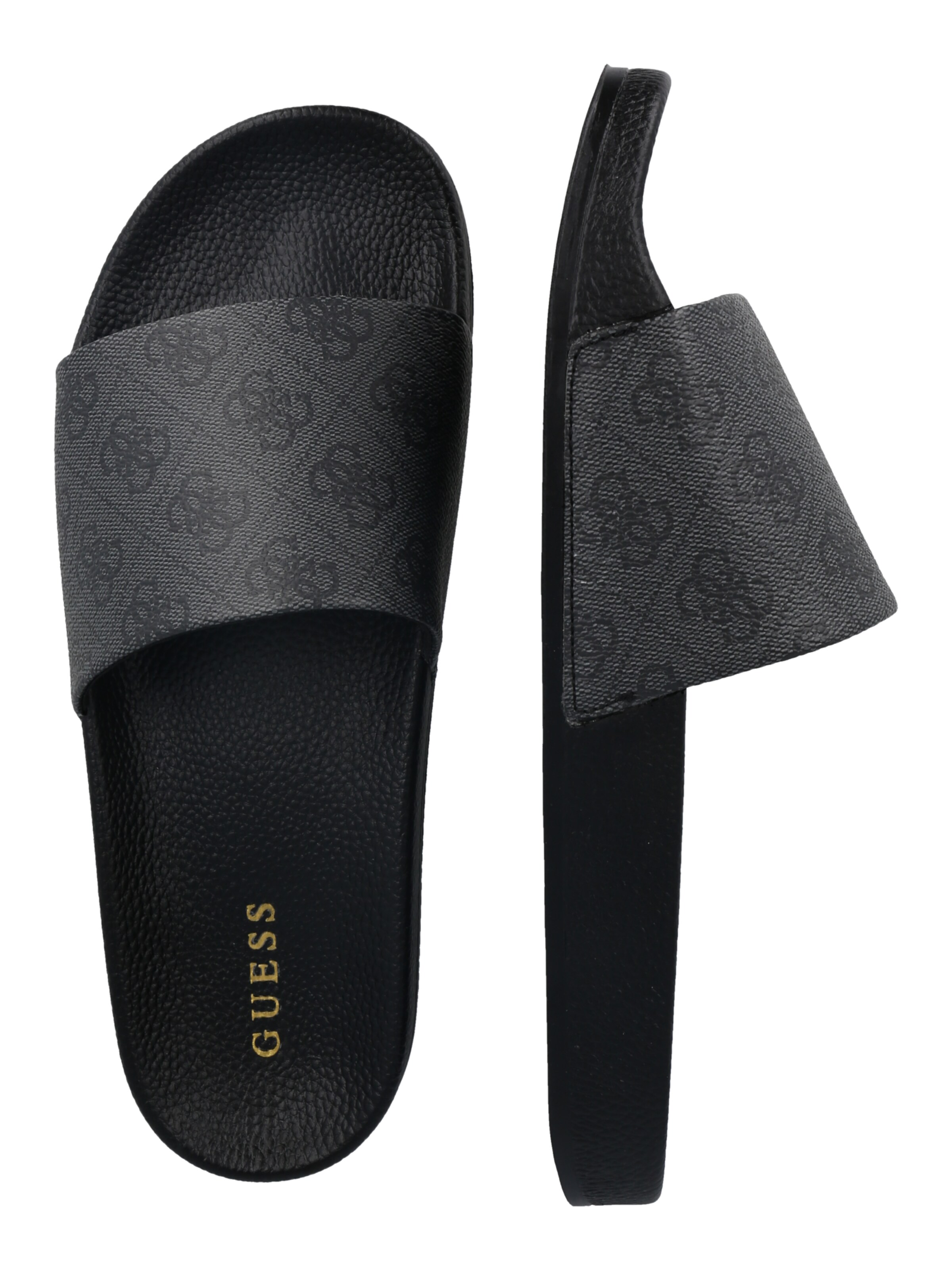 Männer Offene Schuhe GUESS Pantolette 'COLICO' in Schwarz - OB13538 Männer Offene Schuhe GUESS Pantolette 'COLICO' in Schwarz - OB13538