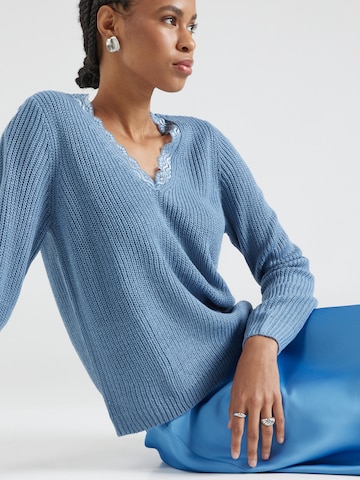 VILA Sweater 'Lou' in Blue