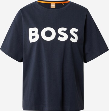 Tricou 'Etey' de la BOSS pe albastru: față