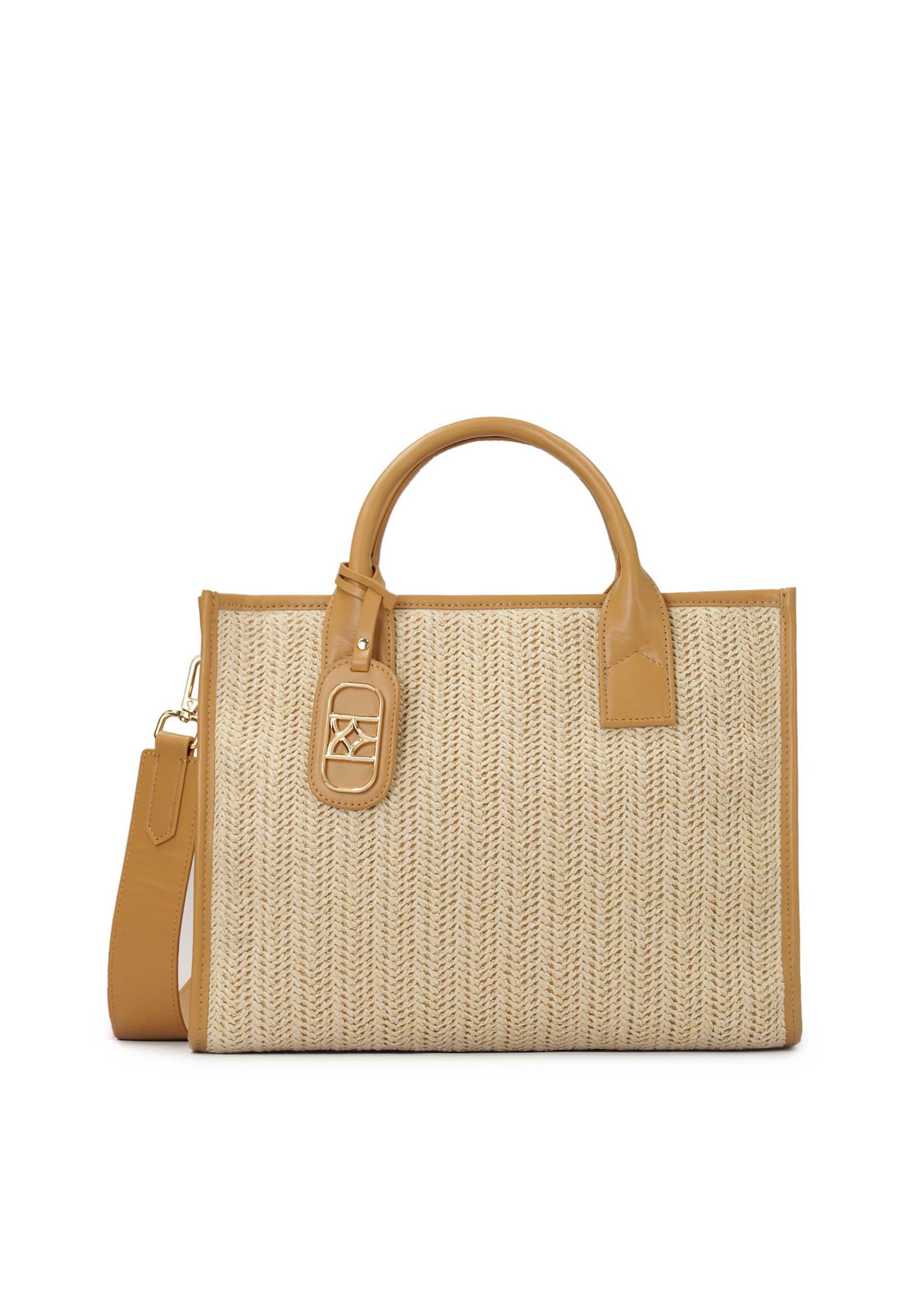 Kazar Handtas in Beige: voorkant