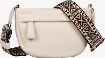 TOM TAILOR Crossbody Bag 'Palina' in White: front