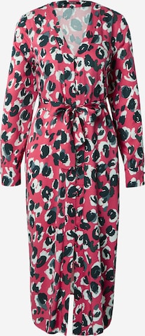 Robe-chemise TAIFUN en rose : devant