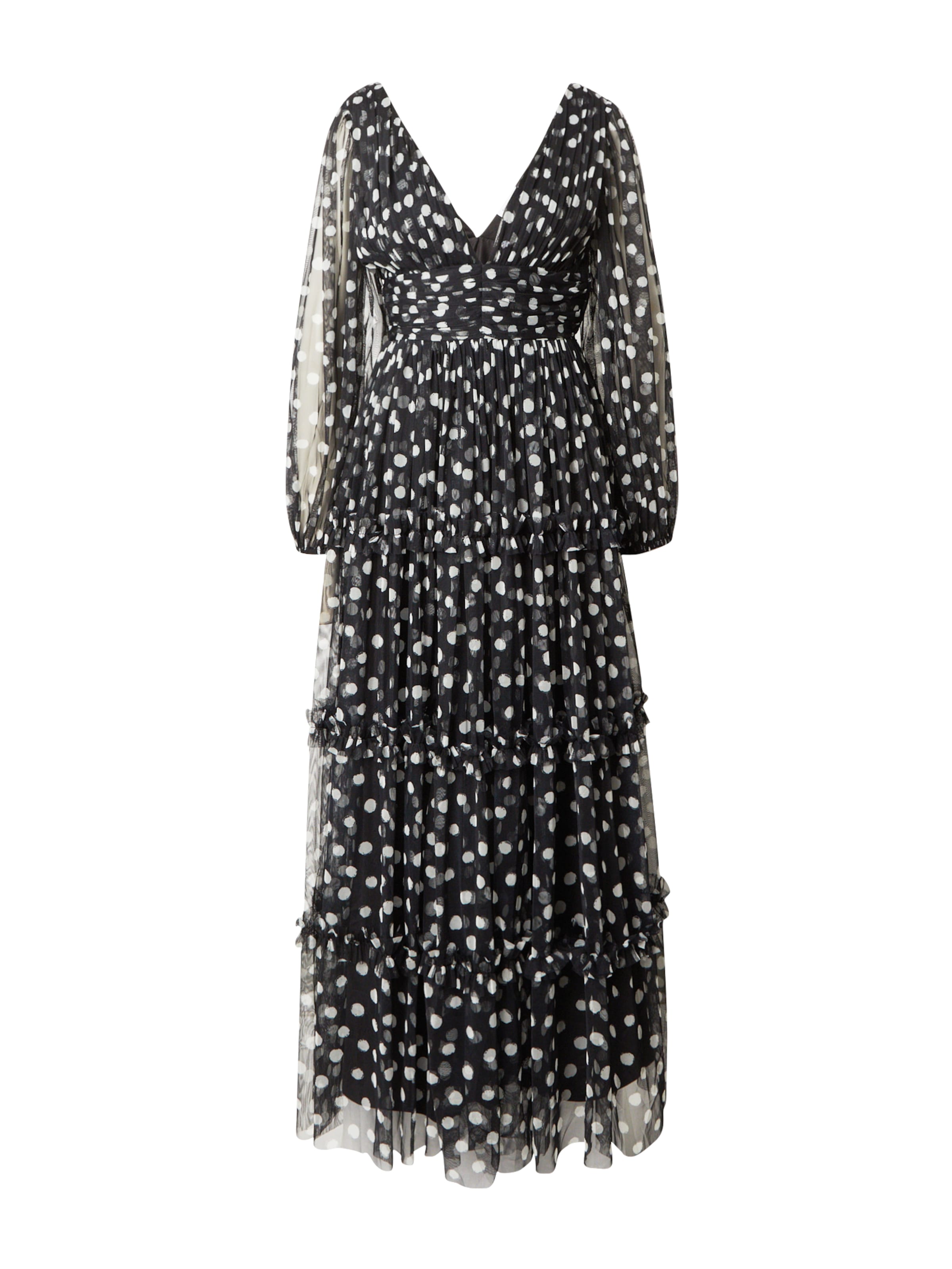 Warehouse Dress in Black: front