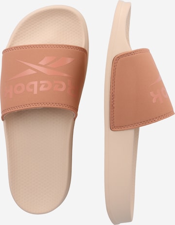 Flip-flops 'Fulgere' de la Reebok pe maro