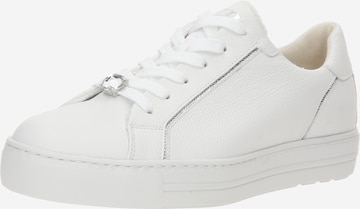 Baskets basses Paul Green en blanc : devant