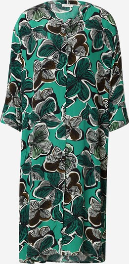 Masai Kleid 'Nimes' in dunkelbraun / dunkelgrün / schwarz / weiß, Produktansicht