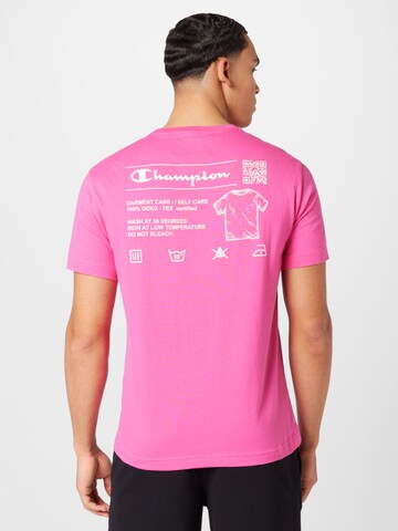 T-Shirt Champion Authentic Athletic Apparel en rose