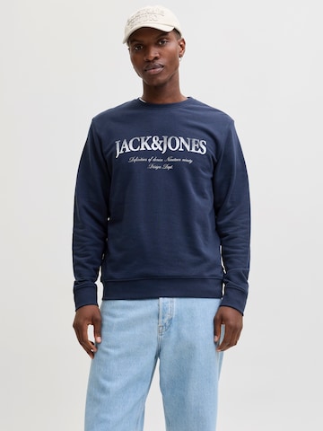 Felpa 'JJDEVIN DAYTONA' di JACK & JONES in blu: frontale