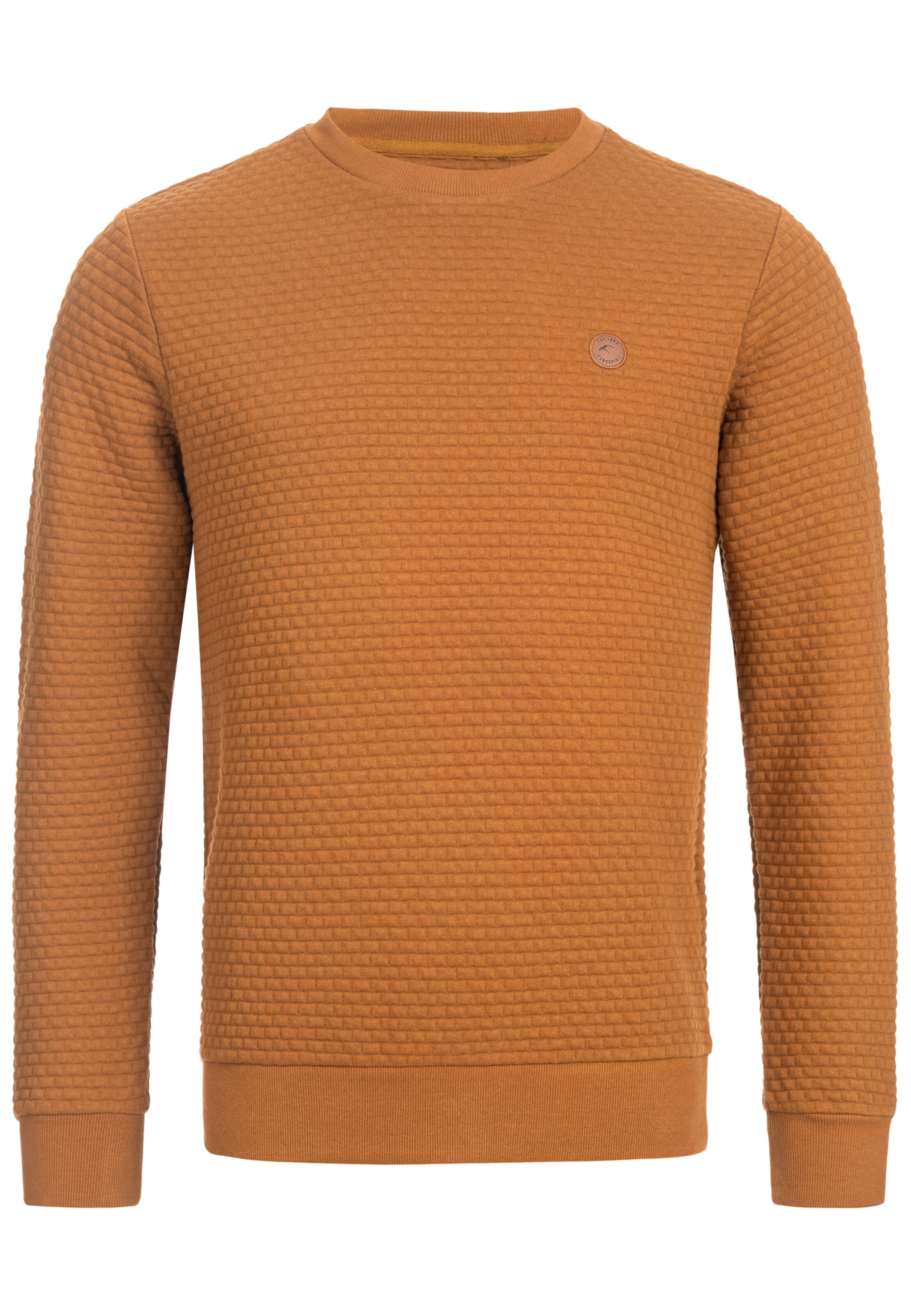 INDICODE JEANS Sweatshirt 'Dash' in Orange: Vorderseite
