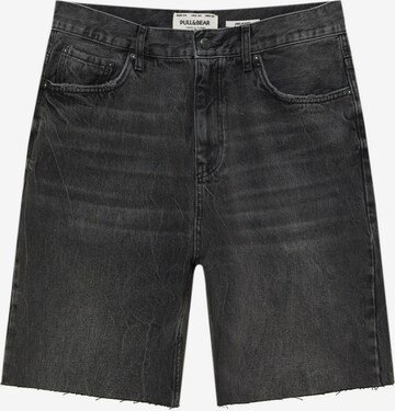 Pull&Bear Loosefit Shorts in Schwarz: predná strana