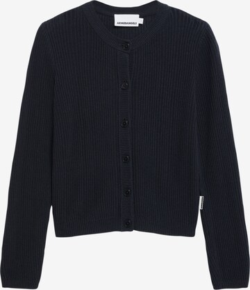 ARMEDANGELS Gebreid vest in Zwart: voorkant